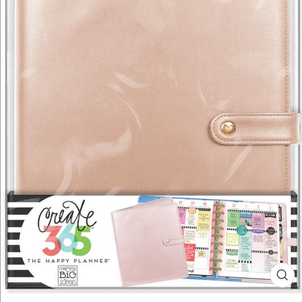 The Happy Planner Deluxe Cover Rose Gold-Classic